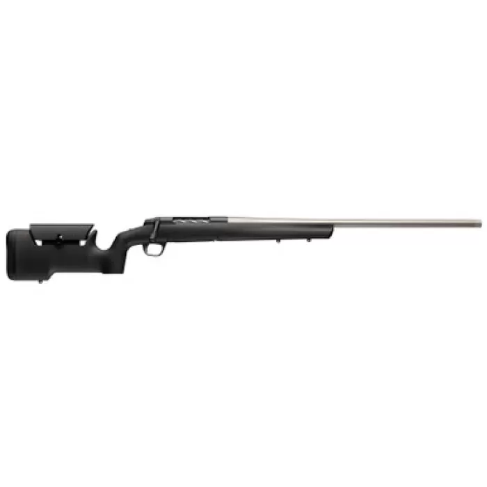 Browning 036120218 X-Bolt 2 Special Max LR Full Size 308 Win 4+1 22" Matte Stainless Heavy Sporter Threaded Barrel, Matte Stainless Stainless Steel Drilled & Tapped Receiver, Black Adjustable Max Synt