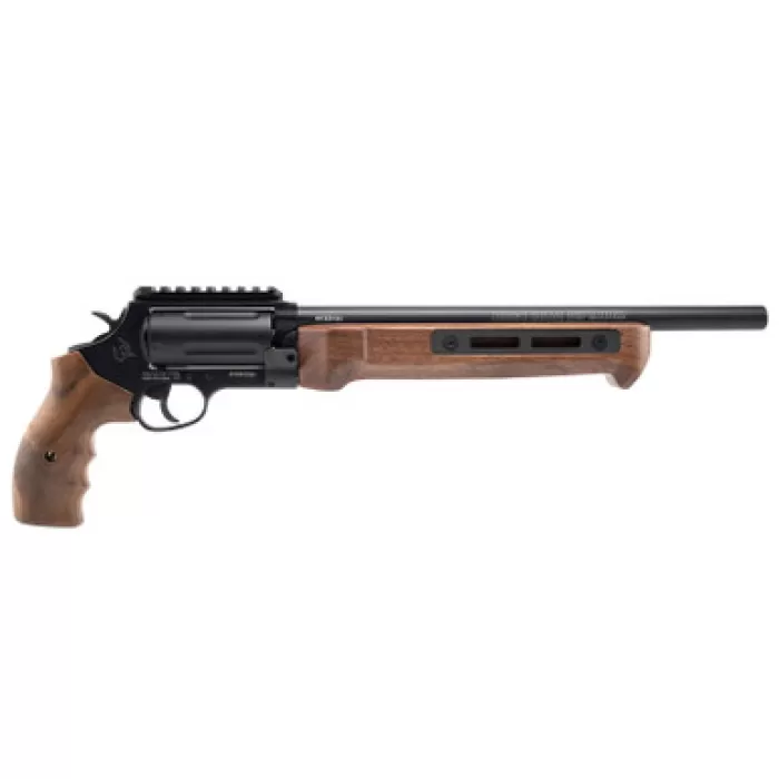 Taurus 2-JHD441013MAG-W Judge 45 Colt (Long Colt)/410 Gauge 5 Shot 13" Matte Black Oxide Picatinny Rail Barrel, Cylinder & Alloy Steel Frame, Walnut Grip