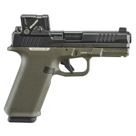 RUGER RXM 9mm 4in 2x 17rd Mags Black/OD Green Pistol with Aimpoint COA Red Dot Sight (19466)