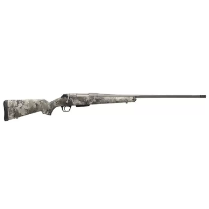 Winchester Repeating Arms 535800228 XPR Extreme 30-06 Springfield 3+1 24" Tungsten Cerakote Fluted Threaded Barrel & Drilled & Tapped Steel Receiver, Fixed TrueTimber VSX Synthetic Stock