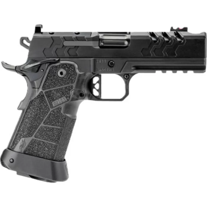 Kimber Mfg, Inc 3500105 2K11 Pro Comp Full Size Frame 9mm Luger 19+1 5" Compensated Barrel, Black Stainless Steel Lightening Cut/Optic Ready/Serrated Slide, Black Stainless Steel Frame w/Beavertail & Kimber Mfg, Inc 3500105 2K11 Pro Comp Full Size Frame 9mm Luger 19+1 5" Compensated Barrel, Black Stainless Steel Lightening Cut/Optic Ready/Serrated Slide, Black Stainless Steel Frame w/Beavertail &