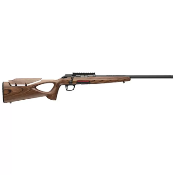 WINCHESTER REPEATING ARMS Xpert Thumbhole Target Brown SR 21 Sharp 18in 10rd Brown Bolt-Action Rifle (5252281003)