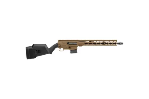 CMMG 55A520BMB Dissent BR4 5.56x45mm 10+1 16.10" Black Nitride Threaded Barrel, Midnight Bronze Cerakote Aluminum Receiver w/Picatinny Rail, M-LOK Handguard, Magpul Fixed Black Polymer Stock