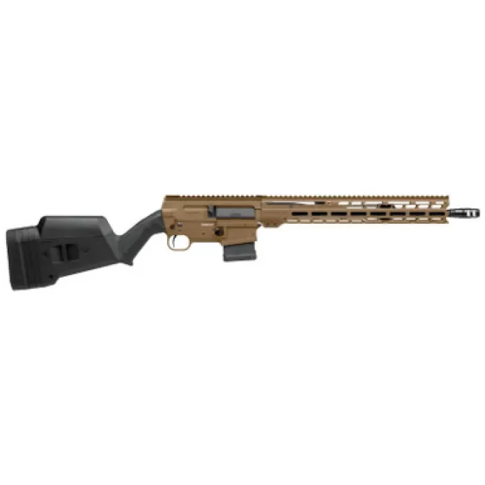 CMMG 55A520BMB Dissent BR4 5.56x45mm 10+1 16.10" Black Nitride Threaded Barrel, Midnight Bronze Cerakote Aluminum Receiver w/Picatinny Rail, M-LOK Handguard, Magpul Fixed Black Polymer Stock