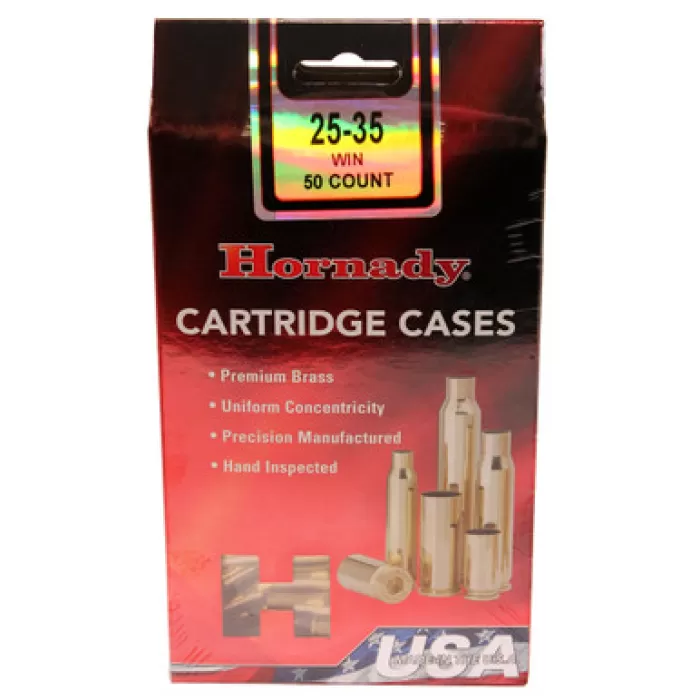 HORNADY 25-35 Winchester 50-Pack Unprimed Rifle Case (86101) HORNADY 25-35 Winchester 50-Pack Unprimed Rifle Case (86101)