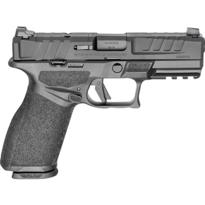 Springfield Armory EC9409BFCLCU Echelon 4.0FC 9mm Luger 10+1 4" Black Melonite Steel Barrel & optic Ready/Serrated Slide, Black Polymer Frame w/Picatinny Rail, Ambidextrous
