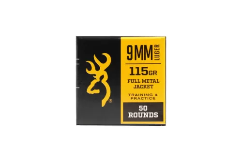 Browning Training & Practice 9mm 115 Grain FMJ