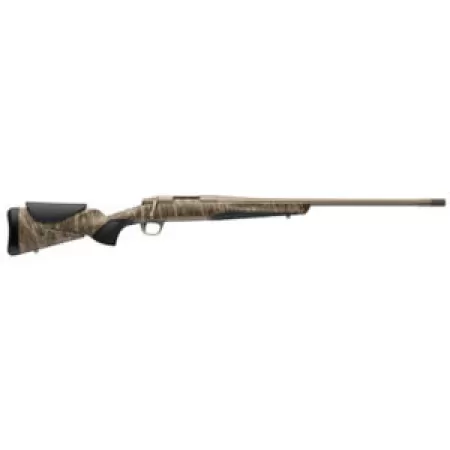 Browning 036146218 X-Bolt 2 Speed Full Size 308 Win 4+1 22" Smoked Bronze Cerakote Fluted Threaded Barrel, Smoked Bronze Cerakote Steel Drilled & Tapped Receiver, Mossy Oak Bottomland Adj Vari-Tech Sy