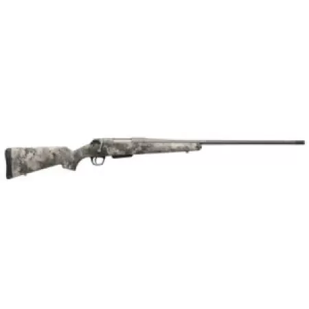Winchester Repeating Arms 535800289 XPR Extreme 6.5 Creedmoor 3+1 22" Tungsten Cerakote Fluted Threaded Barrel & Drilled & Tapped Steel Receiver, Fixed TrueTimber VSX Synthetic Stock