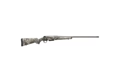 Winchester Repeating Arms 535800289 XPR Extreme 6.5 Creedmoor 3+1 22" Tungsten Cerakote Fluted Threaded Barrel & Drilled & Tapped Steel Receiver, Fixed TrueTimber VSX Synthetic Stock