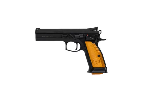CZ 75 Tactical Sport 40 S&W Orange Semi-Automatic Pistol 01260 806703012605