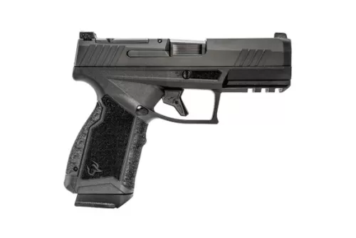 Taurus 1-GX4C38031 GX4 T.O.R.O. Carry Frame 380 ACP 15+1 3.70" Black DLC Barrel, Black Gas Nitride Stainless Steel Optic Ready/Serrated Slide, Black Stainless Steel Frame w/Picatinny Rail, Interchange