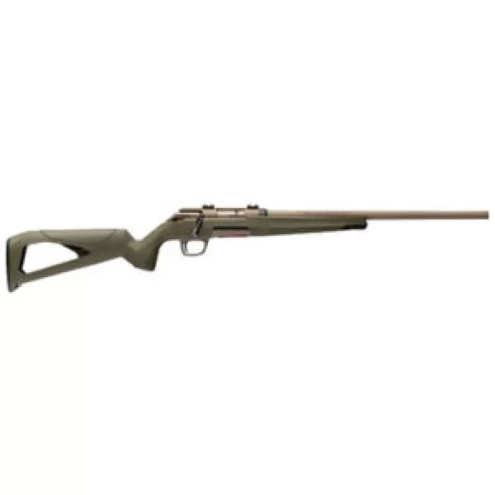 Winchester Repeating Arms 525240286 Xpert  17 WSM 8+1 18" Flat Dark Earth Cerakote Threaded Barrel, Flat Dark Earth Cerakote Steel Drilled & Tapped Receiver, OD Green Thumbhole Polymer Stock