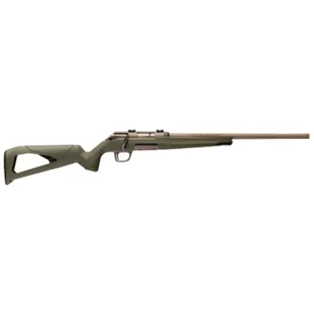 Winchester Repeating Arms 525240286 Xpert  17 WSM 8+1 18" Flat Dark Earth Cerakote Threaded Barrel, Flat Dark Earth Cerakote Steel Drilled & Tapped Receiver, OD Green Thumbhole Polymer Stock