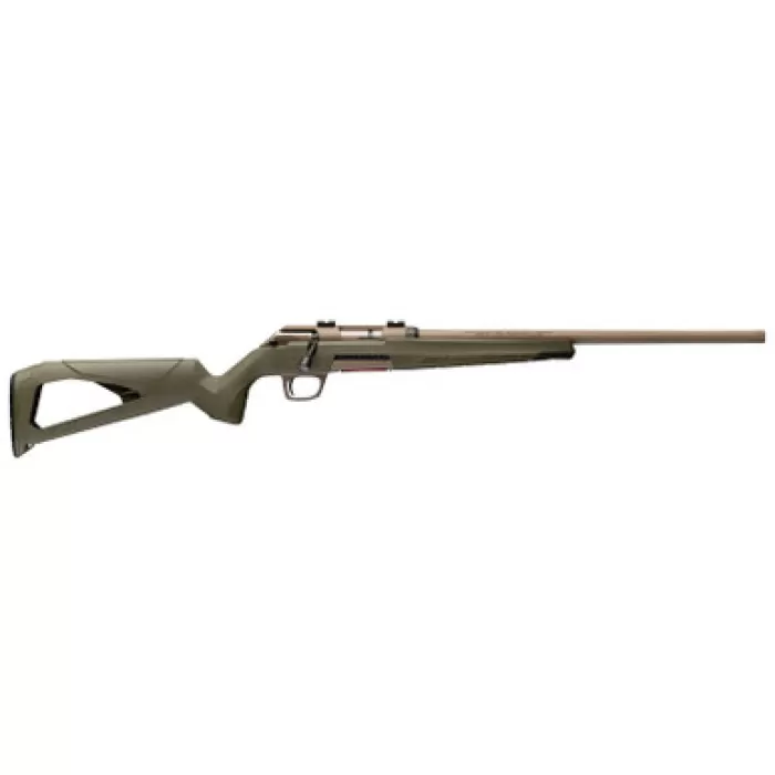 Winchester Repeating Arms 525240286 Xpert  17 WSM 8+1 18" Flat Dark Earth Cerakote Threaded Barrel, Flat Dark Earth Cerakote Steel Drilled & Tapped Receiver, OD Green Thumbhole Polymer Stock