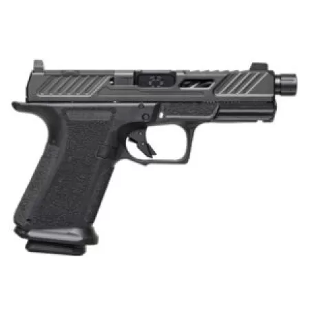 SHADOW SYSTEMS MR920 Elite 9mm 4.5in Spiral Threaded Black Barrel 2x 10rd Mags MA Compliant Black Pistol (SS-1084)