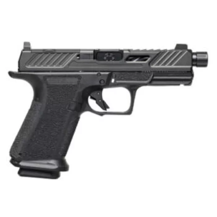 SHADOW SYSTEMS MR920 Elite 9mm 4.5in Spiral Threaded Black Barrel 2x 10rd Mags MA Compliant Black Pistol (SS-1084) SHADOW SYSTEMS MR920 Elite 9mm 4.5in Spiral Threaded Black Barrel 2x 10rd Mags MA Compliant Black Pistol (SS-1084)