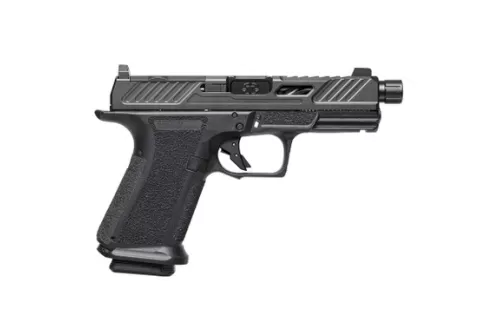 SHADOW SYSTEMS MR920 Elite 9mm 4.5in Spiral Threaded Black Barrel 2x 10rd Mags MA Compliant Black Pistol (SS-1084)