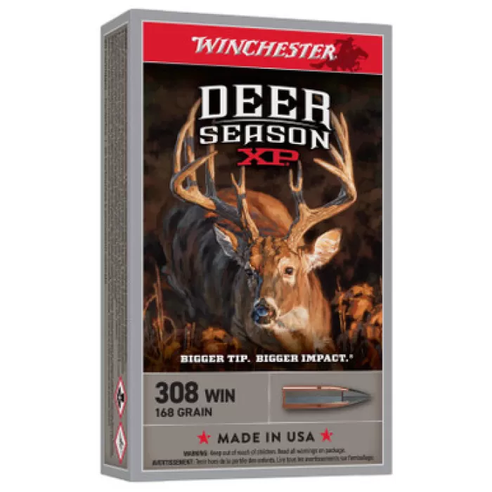 Winchester Deer Season XP .308 Winchester Ammo 168 Grain Extreme Point Polymer Tip - X308DS2 Winchester Deer Season XP .308 Winchester Ammo 168 Grain Extreme Point Polymer Tip - X308DS2