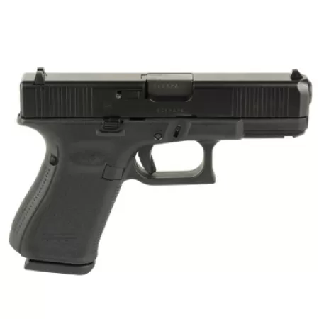 Glock PV1950203 G19 V Compact 9mm Luger 15+1 4.02" Black Barrel & Steel Serrated Slide, Black Polymer Frame w/Accessory Rail, Interchangeable Backstrap