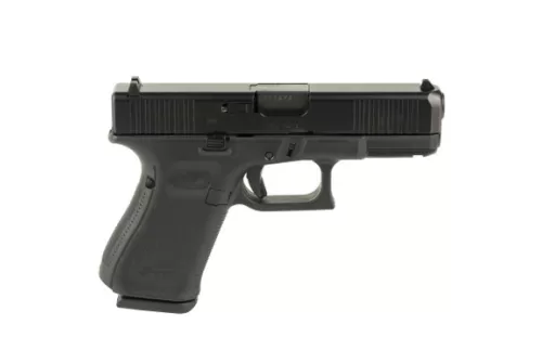 Glock PV1950203 G19 V Compact 9mm Luger 15+1 4.02" Black Barrel & Steel Serrated Slide, Black Polymer Frame w/Accessory Rail, Interchangeable Backstrap