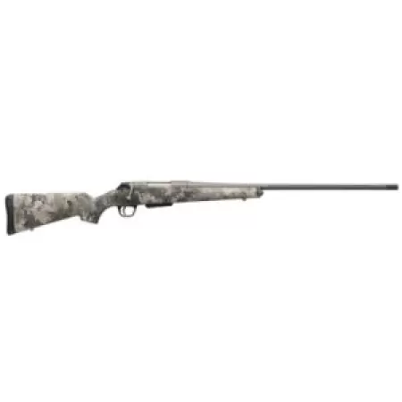 Winchester Repeating Arms 535800226 XPR Extreme 270 Win 3+1 24" Tungsten Cerakote Fluted Threaded Barrel & Drilled & Tapped Steel Receiver, Fixed TrueTimber VSX Synthetic Stock