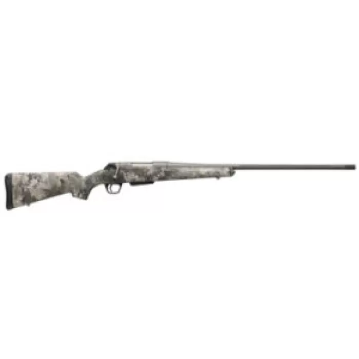 Winchester Repeating Arms 535800226 XPR Extreme 270 Win 3+1 24" Tungsten Cerakote Fluted Threaded Barrel & Drilled & Tapped Steel Receiver, Fixed TrueTimber VSX Synthetic Stock