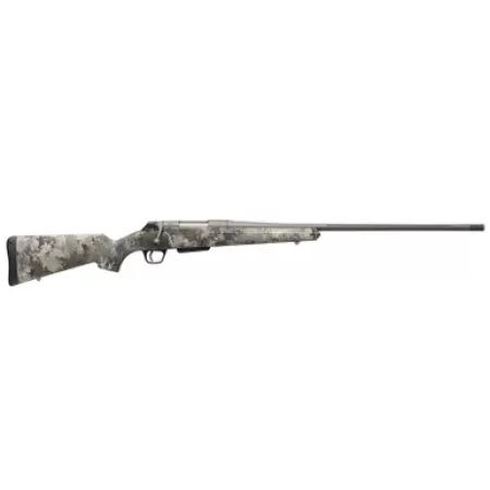 Winchester Repeating Arms 535800226 XPR Extreme 270 Win 3+1 24" Tungsten Cerakote Fluted Threaded Barrel & Drilled & Tapped Steel Receiver, Fixed TrueTimber VSX Synthetic Stock