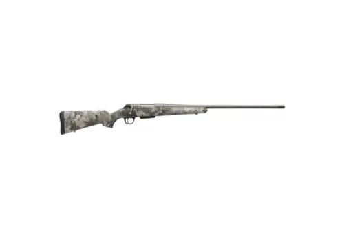 Winchester Repeating Arms 535800226 XPR Extreme 270 Win 3+1 24" Tungsten Cerakote Fluted Threaded Barrel & Drilled & Tapped Steel Receiver, Fixed TrueTimber VSX Synthetic Stock