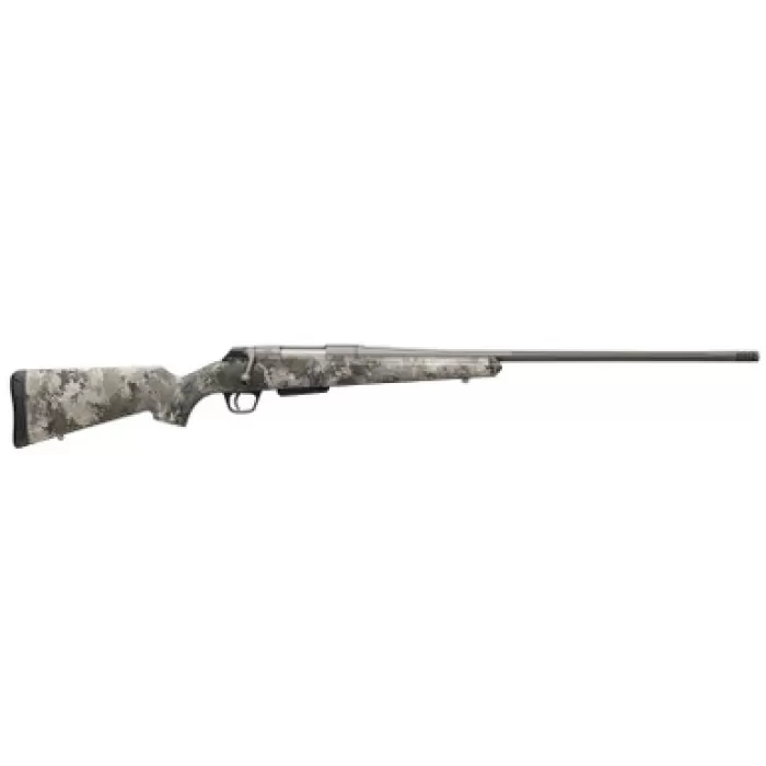 Winchester Repeating Arms 535800226 XPR Extreme 270 Win 3+1 24" Tungsten Cerakote Fluted Threaded Barrel & Drilled & Tapped Steel Receiver, Fixed TrueTimber VSX Synthetic Stock