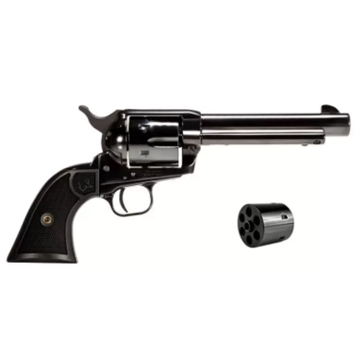 TAURUS Deputy Dual Cylinder .357 Mag/9mm 5.5in 6rd Polished Black Revolver (2-D357951)