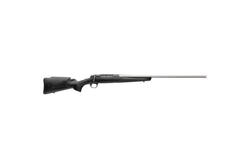 Browning 036118299 X-Bolt 2 Western Hunter Special Full Size 6.8 Western 3+1 24" Matte Stainless Threaded Barrel, Matte Stainless Steel Drilled & Tapped Receiver, Black Adj Comb Synthetic, Stock Right