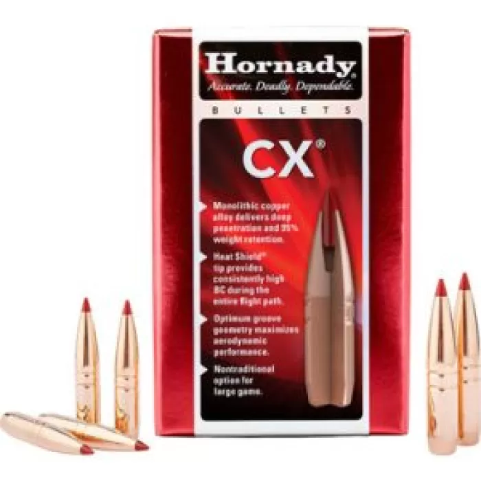 Hornady CX 6.5mm/.264 Cal 130gr Bullets w/1:8