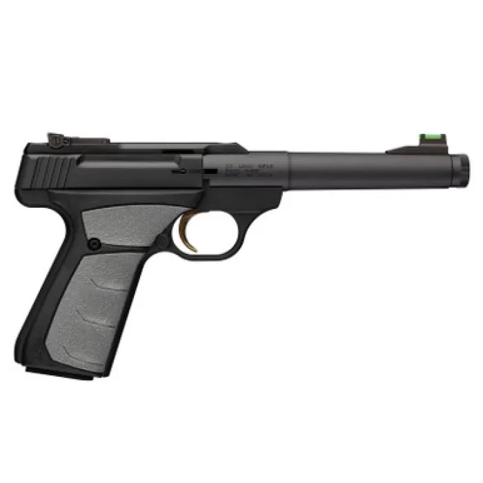 Browning 051617490 Buck Mark Camper 22 LR 10+1 5.90" Matte Black Threaded Bull Barrel, Matte Black Aluminum Frame, Gray UFX Grip Browning 051617490 Buck Mark Camper 22 LR 10+1 5.90" Matte Black Threaded Bull Barrel, Matte Black Aluminum Frame, Gray UFX Grip