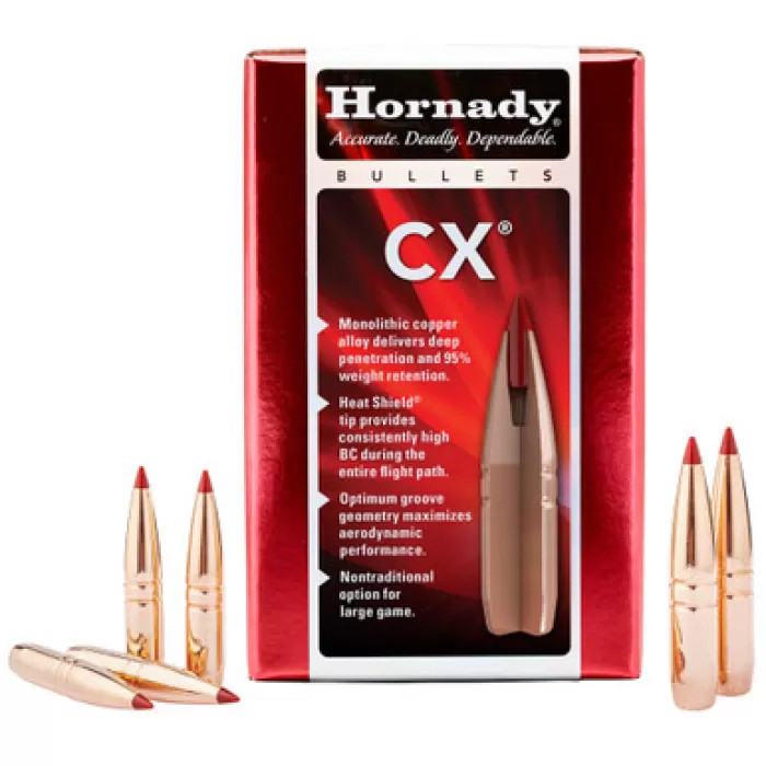 Hornady CX .25/.257 Cal 90gr Bullets (50/Box) 254104 Hornady CX .25/.257 Cal 90gr Bullets (50/Box) 254104