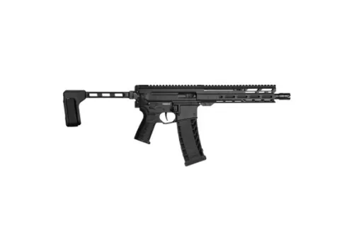 CMMG Dissent Mk4 9mm 10.5in 2x 30rd Mags Armor Black Braced Pistol (94AD10F-AB)