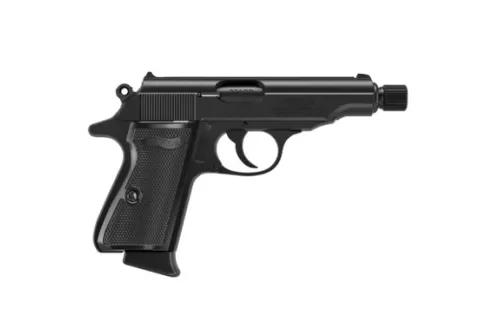 WALTHER PP SD Black .32 ACP 3.9in Threaded 2x8rd Semi-Auto Pistol (4796063)