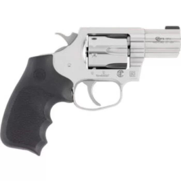 Colt Mfg KCOBRASB2RBB King Cobra 357 Mag 6rd Shot 2" Stainless Steel Barrel, Cylinder & Frame, Black Hogue Overmolded Grip, Exposed Hammer, DAO Colt Mfg KCOBRASB2RBB King Cobra 357 Mag 6rd Shot 2" Stainless Steel Barrel, Cylinder & Frame, Black Hogue Overmolded Grip, Exposed Hammer, DAO