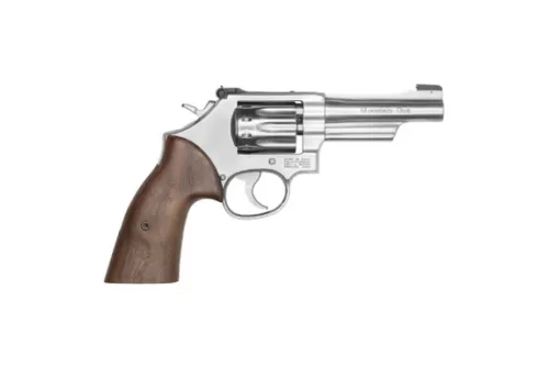 SMITH & WESSON 617 Mountain Gun K-Frame 22LR 4.125in 10rd Wood/Stainless DA/SA Revolver (14107)
