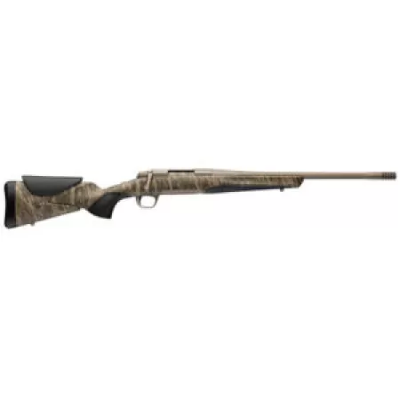 Browning 036147282 X-Bolt 2 Speed SPR Full Size 6.5 Creedmoor 4+1 18" Smoked Bronze Cerakote Fluted Threaded Barrel, Smoked Bronze Cerakote Steel Drilled & Tapped Receiver, Mossy Oak Bottomland Adj Va