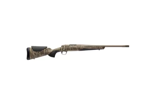 Browning 036147282 X-Bolt 2 Speed SPR Full Size 6.5 Creedmoor 4+1 18" Smoked Bronze Cerakote Fluted Threaded Barrel, Smoked Bronze Cerakote Steel Drilled & Tapped Receiver, Mossy Oak Bottomland Adj Va