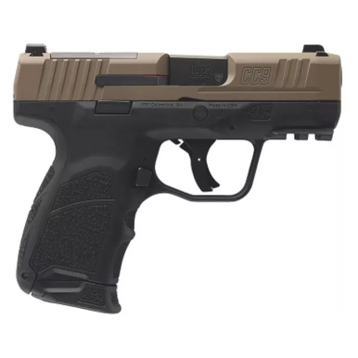 HK CC9 9mm 3.32in 10rd Flat Dark Earth Semi-Automatic Pistol (81001193)