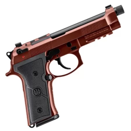 Beretta USA JS92M9A4GCLA10 M9A4 Overlanding Full Size Frame 9mm Luger 10+1 5.10" Black Threaded Barrel, Clay Cerakote Steel Optic Ready/Serrated Slide, Clay Cerakote Aluminum Frame w/Beavertail & Pica