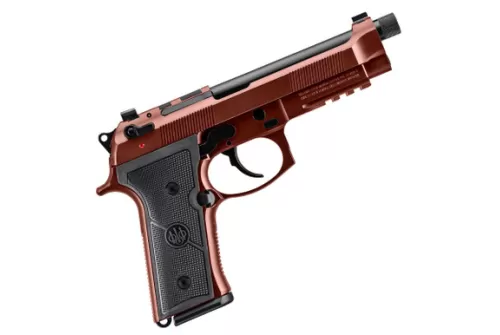 Beretta USA JS92M9A4GCLA10 M9A4 Overlanding Full Size Frame 9mm Luger 10+1 5.10" Black Threaded Barrel, Clay Cerakote Steel Optic Ready/Serrated Slide, Clay Cerakote Aluminum Frame w/Beavertail & Pica