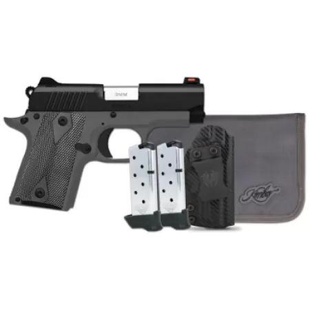 KIMBER Micro 9 Shadow Ghost RTC-K 9mm 3.15in 7rd Black Single-Action Pistol Bundle (3300257)
