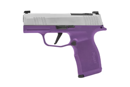 SIG SAUER P365X Purple Rain 9mm 3.1in 2x 12rd Mags Striker-Fired Pistol (365X-9-TXR3-PR)