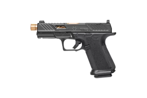 SHADOW SYSTEMS MR920 Elite 9mm 4.5in 10rd Black/Bronze Spiral Threaded Barrel MA Compliant Semi-Auto Pistol (SS-1083)