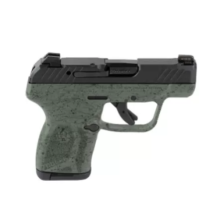 RUGER LCP Max .380 ACP 2.8in 10rd Black/Green Semi-Automatic Pistol (13762)