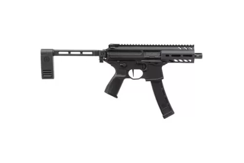 SIG SAUER MPX SBR 9mm 4.5in 35rd Black Semi-Automatic Rifle (RMPX-4B-9-35-SBR)