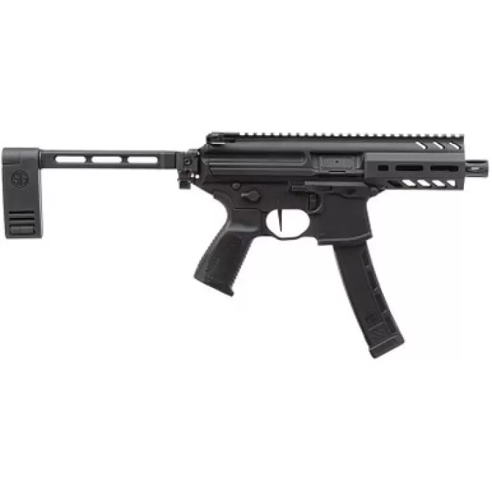 SIG SAUER MPX SBR 9mm 4.5in 35rd Black Semi-Automatic Rifle (RMPX-4B-9-35-SBR)